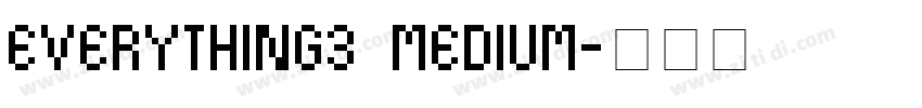 everything3 medium字体转换